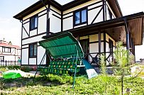 Построенный в п Парквей по каркасной технологии двухэтажный загородный дом в стиле фахверк площадью 200 кв м - мини - 11